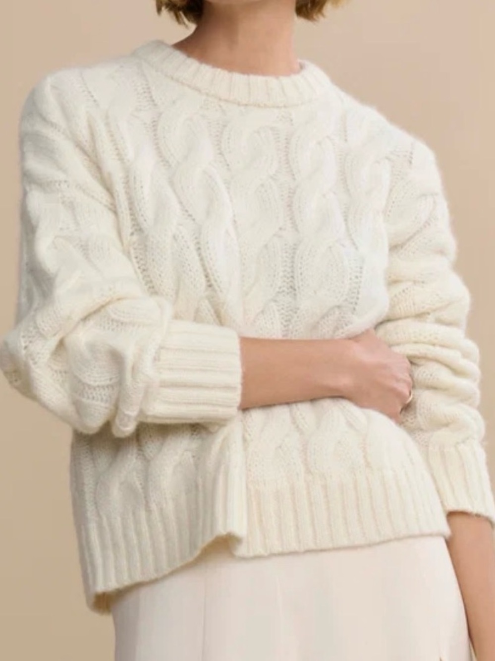 Jenni Kayne
Cable Serena Crewneck